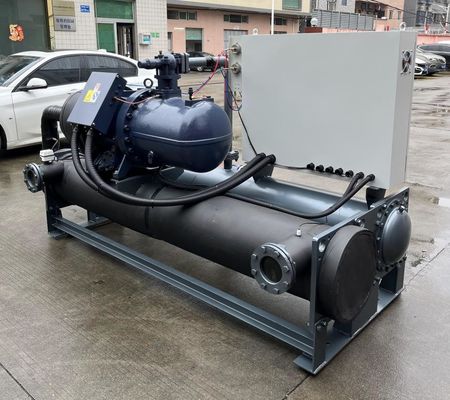 Máquina de enfriamiento de agua de tornillo JLSW-100D para el procesamiento de metales químicos farmacéuticos