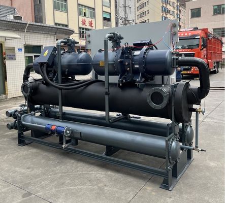 JLSW-180D Chiller de tornillo industrial refrigerado con agua Control de microprocesador 1000kW
