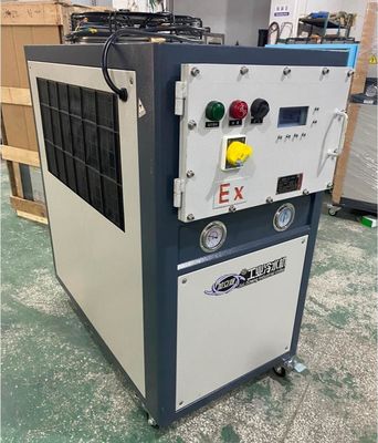 Refrigeradores industriales refrigerados con agua a prueba de explosión con refrigerante R22 R407C