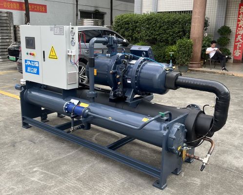 JLSW-105D Chiller de tornillo industrial refrigerado con agua para horno de vacío de prensa caliente