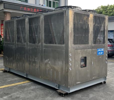 Máquina de enfriamiento de agua de acero inoxidable JLSB-100HP con refrigerante R22 R134A R407C