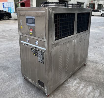 Refrigerador de agua de acero inoxidable con controlador de microprocesador PLC