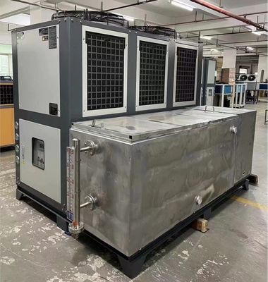 Chiller de agua refrigerada por aire con tanque aislado para la industria del papel
