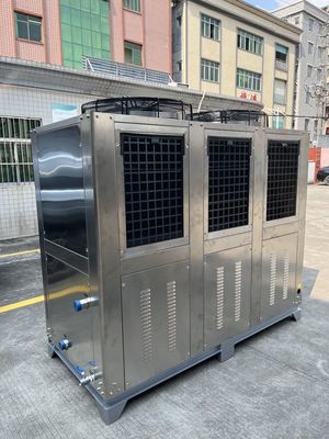Chiller de agua de acero inoxidable JLSB-20HP, chiller de rollo industrial para productos farmacéuticos