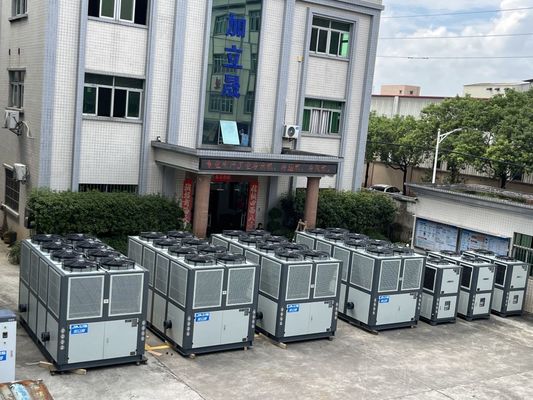 Refrigerador de agua refrigerado por aire JLSF-100HP Dinamarca Danfoss Compresor de rollo R410A