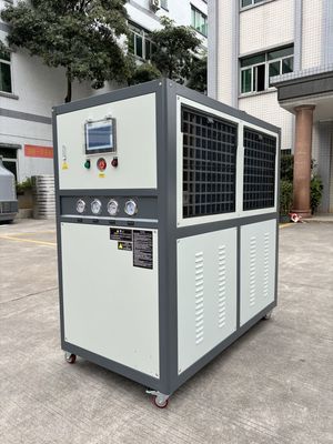 Refrigerador de agua refrigerado por aire JLSF-12HP 10ton 10TR Extrusor de maquinaria de embalaje de capacidad de enfriamiento