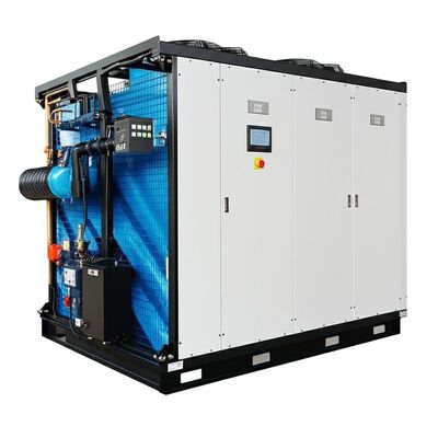Capacidad de refrigeración Sistema de aire acondicionado de 5-1000 kW con compresor de rueda de tornillo Tipo y para sistemas comerciales de HVAC