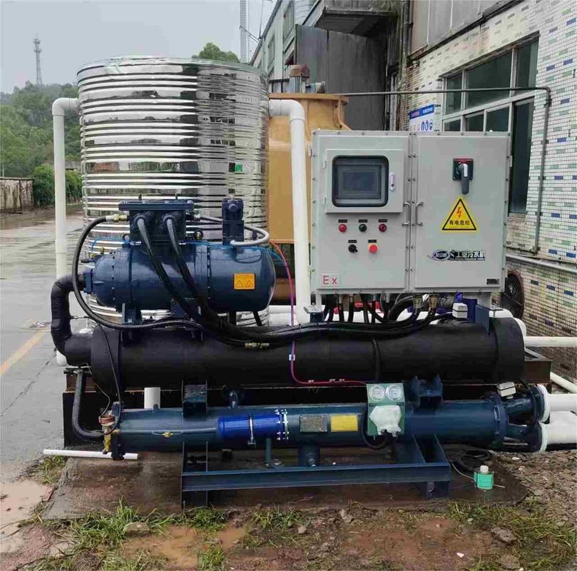 JLSW-30AD Refrigerador de agua a prueba de explosión, Refrigerador de agua por tornillo para refinación de petróleo