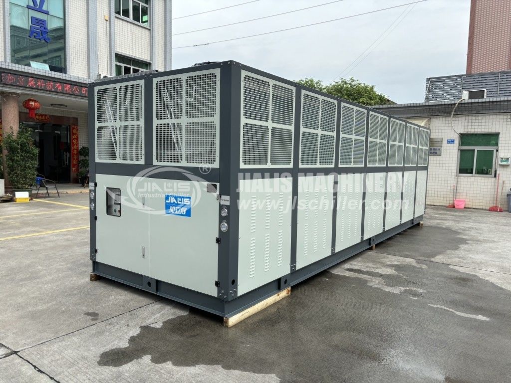 JLSF-200D Chiller de tornillo refrigerado por aire CPP Producción de películas Embalaje Frío de la línea de producción