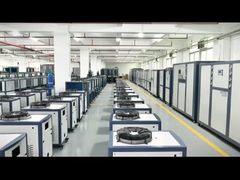 Muestra del taller de producción de grandes enfriadores